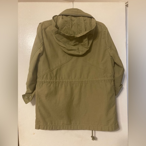 Rag & Bone army green jacket with zipper hood - Picture 3 of 3